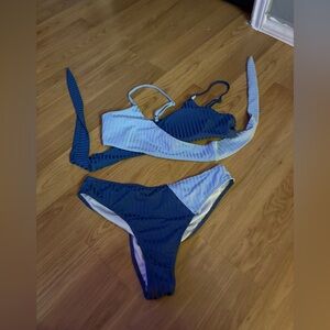 Cross top and cheeky bottoms